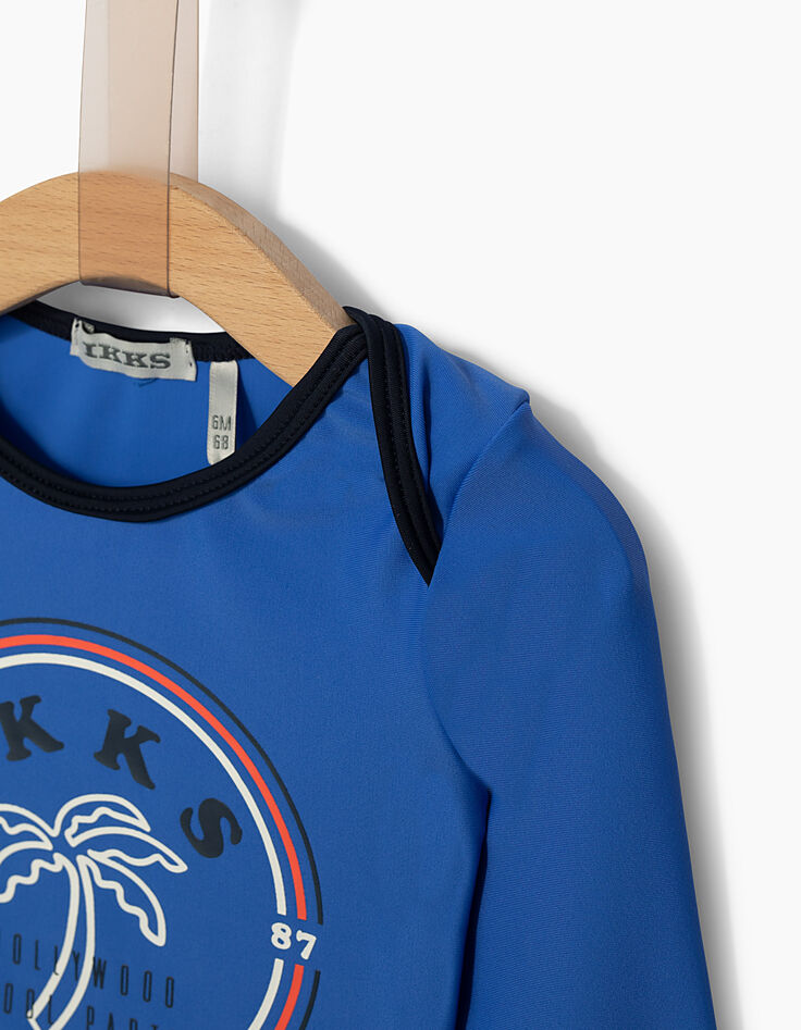 Blaues Shirt mit UV-Schutz für Babyjungen -4