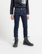 Jean SKINNY brut ultra-résistant garçon-1