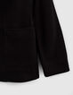 Boys’ charcoal cotton knit jacket-6