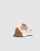 Baskets New Balance 327 rose fille-6