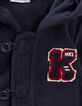 Marine fleece vest met kap babyjongens-4