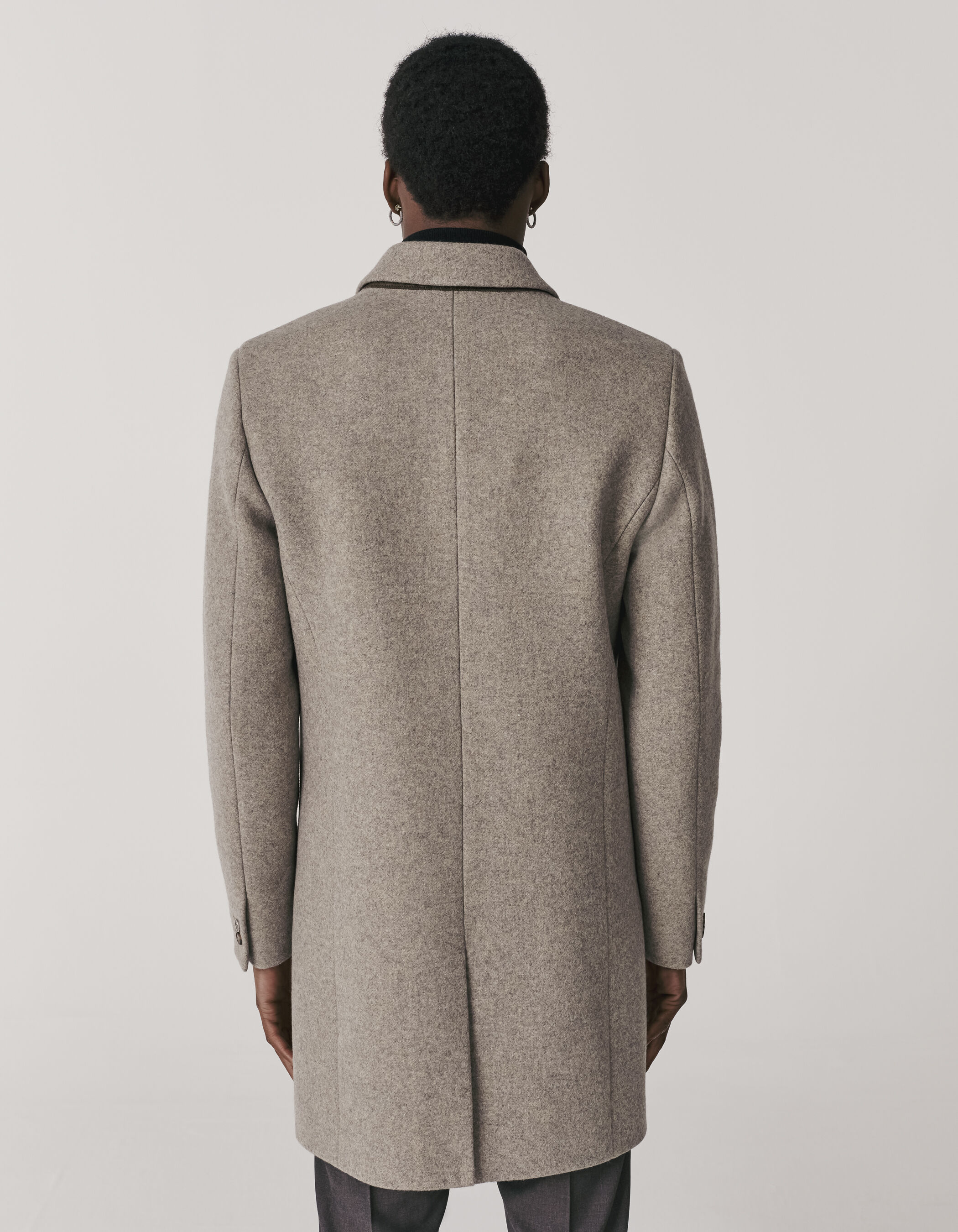 Manteau vison mi long Homme