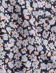 Bio-Baumwolle navy Hose Lavendel Blumen Baby Mädchen-6