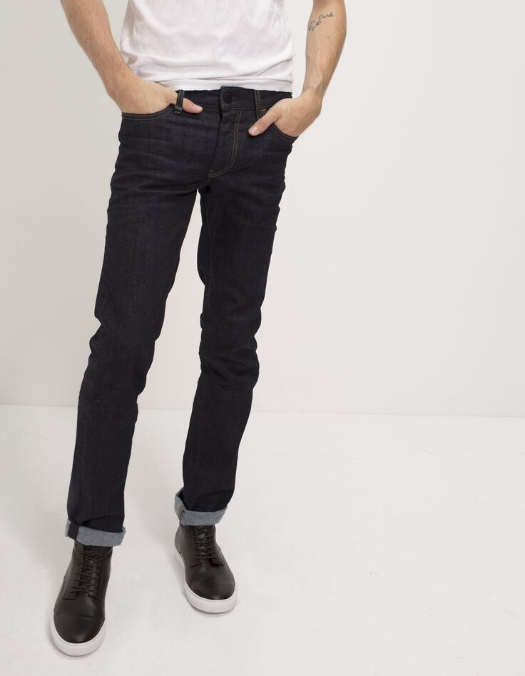 Men's raw denim jeans-1
