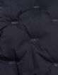 Boys' navy down jacket with removable sleeves-10