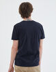 Camiseta marino visual brújula Hombre-3