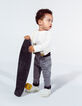 Baby boys’ grey jeans with prints and embossed images-2