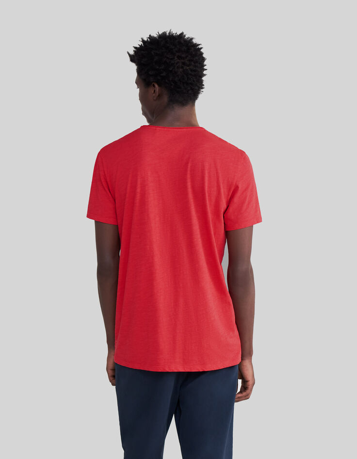 T-shirt L'Essentiel cayenne coton bio encolure V Homme-3