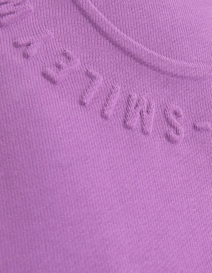 Sudadera violeta diseño relieve SMILEYWORLD niño-7