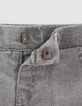 Grijze BATTLE-jeans ribboord-taille babyjongens-6