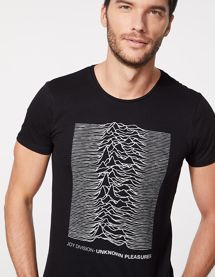 Men’s black Unknown Pleasure JOY DIVISION T-shirt-4