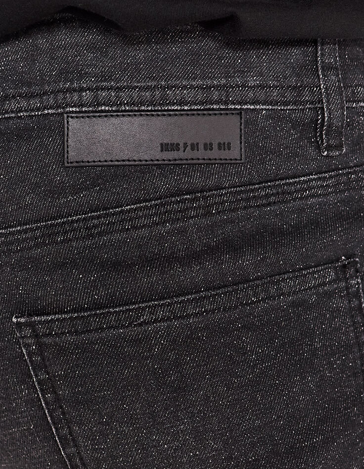 Schwarz melierte SLIM-Herrenjeans Jorgen-5