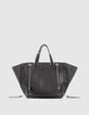 Zwarte leren shopper 1440 Rock met studs Dames-2