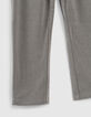Pantalon chino gris garçon-4