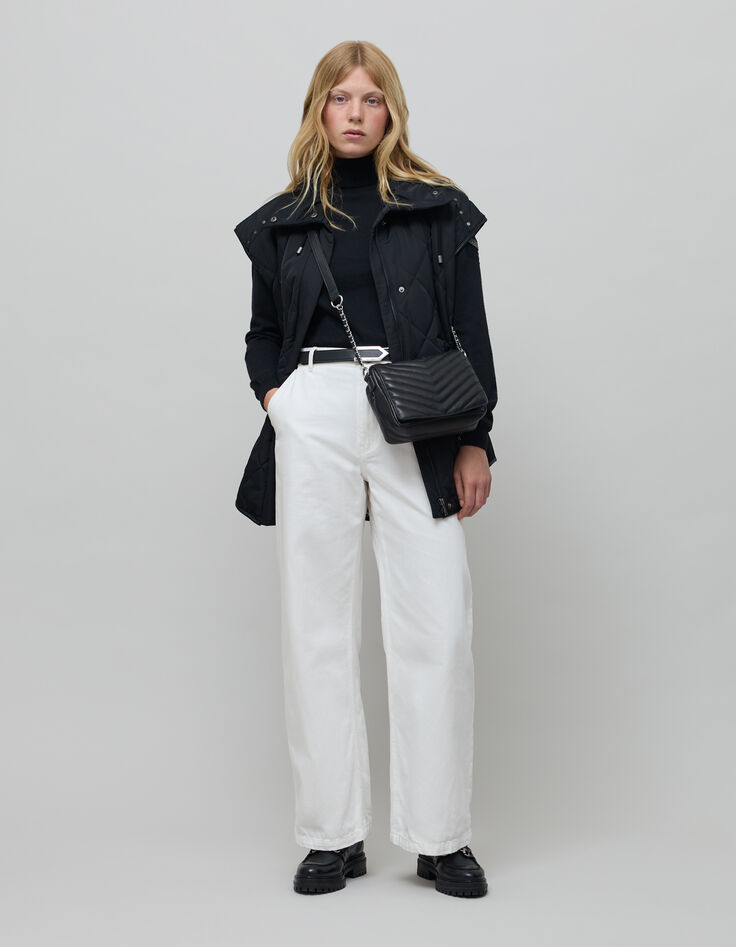 Off-White Jeans mit hoher Taille und weitem Bein für -2