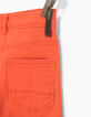 Boys’ slim orange jeans-4