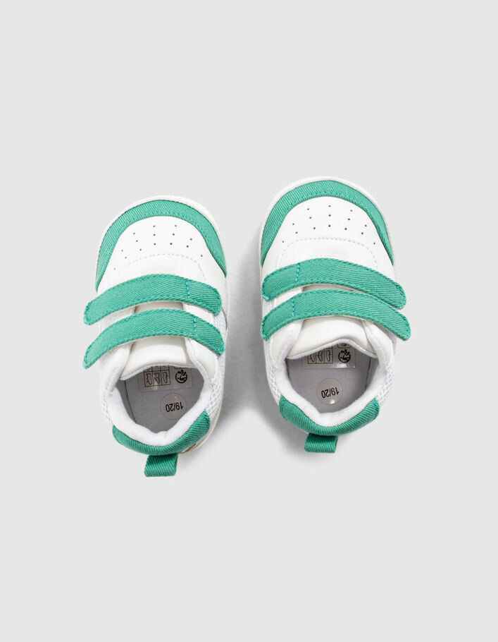 Nike Calcetines para bebé niño, 6 pares, color blanco/azul, talla 6-12 meses