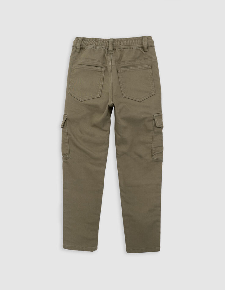 Upcycled JOGGER khaki jeans battle spirit boy-3