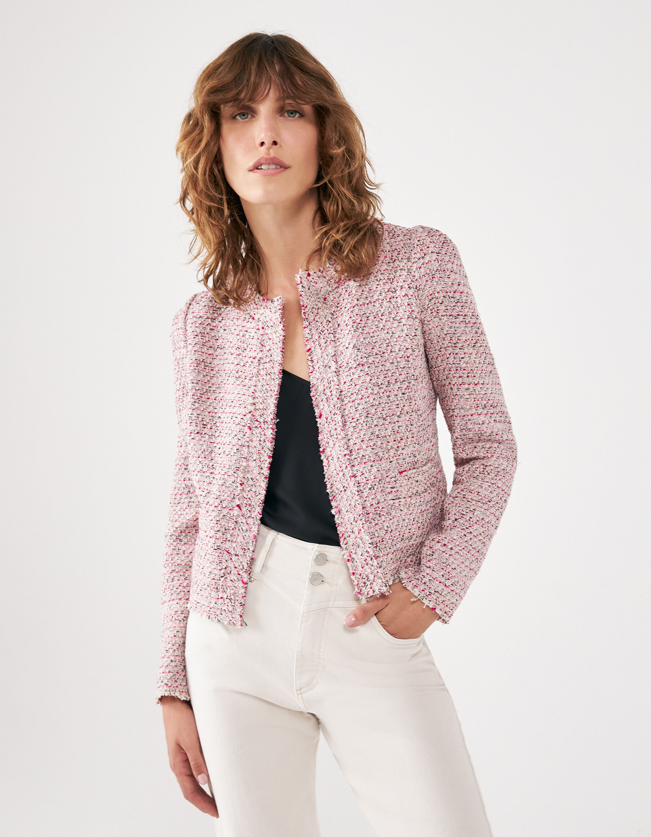 Blouson outlet tweed femme