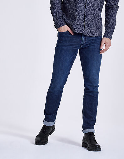 Jean slim bleu indigo Homme - IKKS