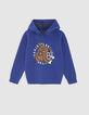 Boys’ blue Intarsia Bulldog knit sweater-1