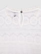 Girl's ecru lace blouse-6