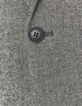 Men’s charcoal semi-plain tweed suit jacket-3