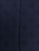 Girl's navy jacquard knit tights-6