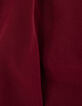 Wide-leg burgundy pants with ecru bias on girls' sides-8