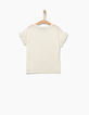 Girls’ off-white THINK POSITIVE T-shirt-4