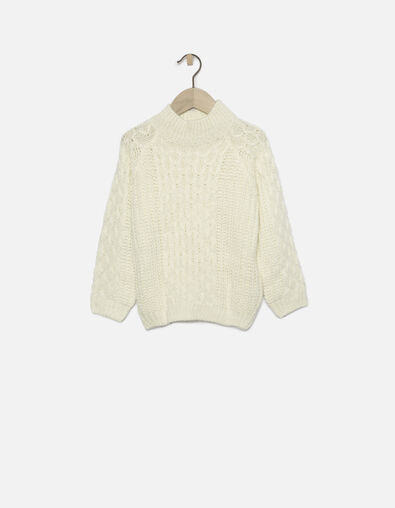 Girls' roll-neck sweater - IKKS