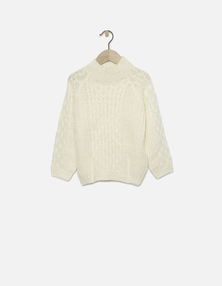 Girls' roll-neck sweater-1