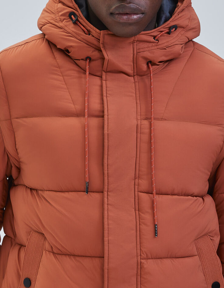 Men’s brick padded jacket with detachable sleeves-6