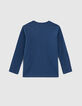 Blaues shirt Essentiels aus Biobaumwolle-3