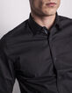 Chemise noire homme-4