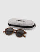 Gafas de sol unisex carey miel-2