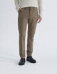 Men’s cappuccino Manteco® Pure Edition suit trousers-2