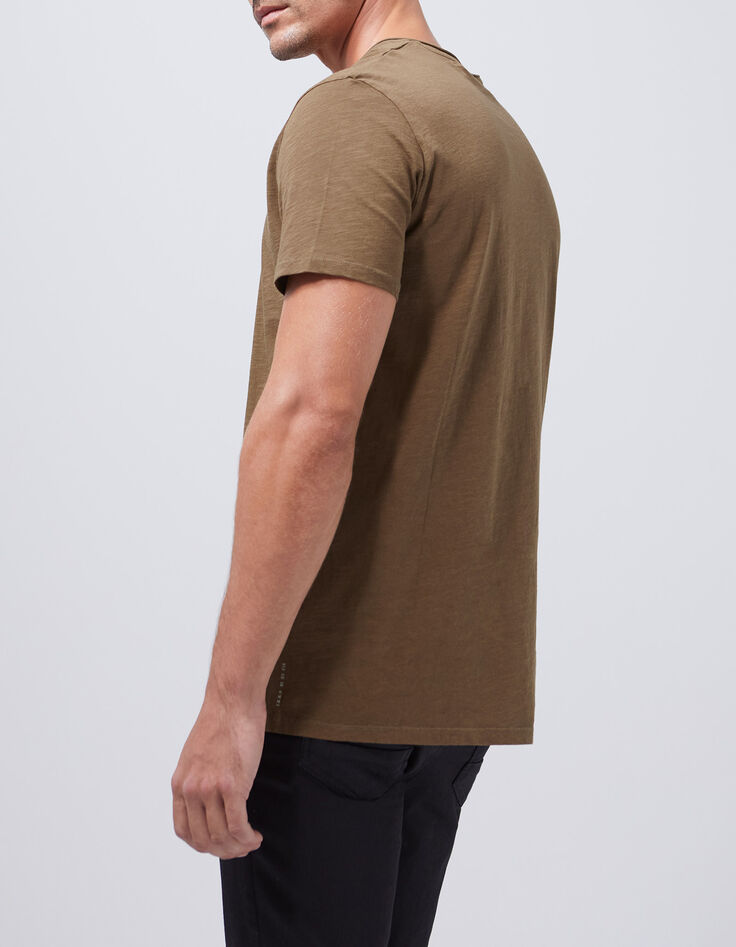 Camiseta L'Essentiel moka cuello V hombre-4