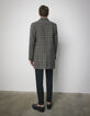 Manteau vison lainage à carreaux Homme-3