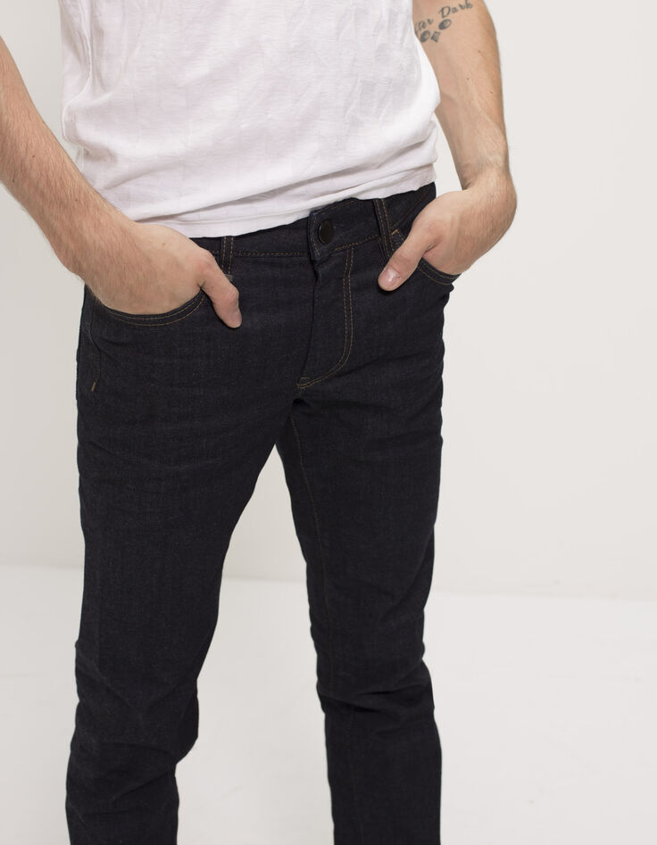 Men's raw denim jeans-2