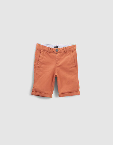 Bermuda chino orange garçon - IKKS