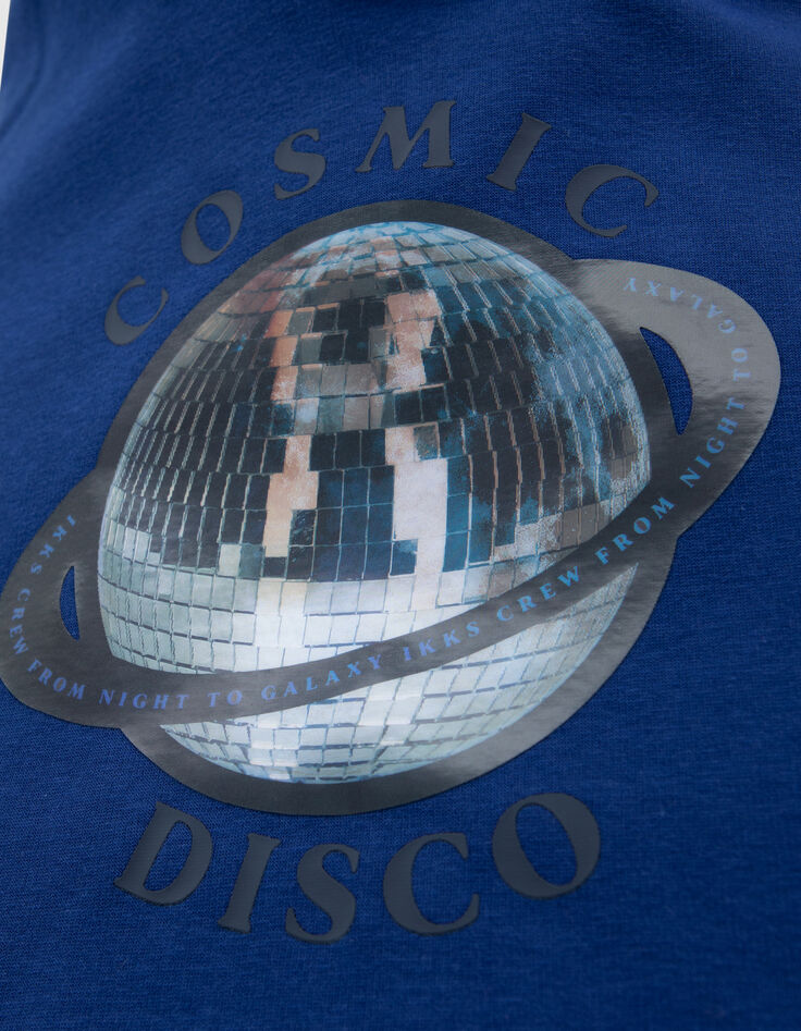 Boy's visual blue cosmic-disco lenticular sweatshirt-8