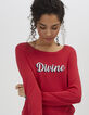 Pull rouge Divine I.Code-3