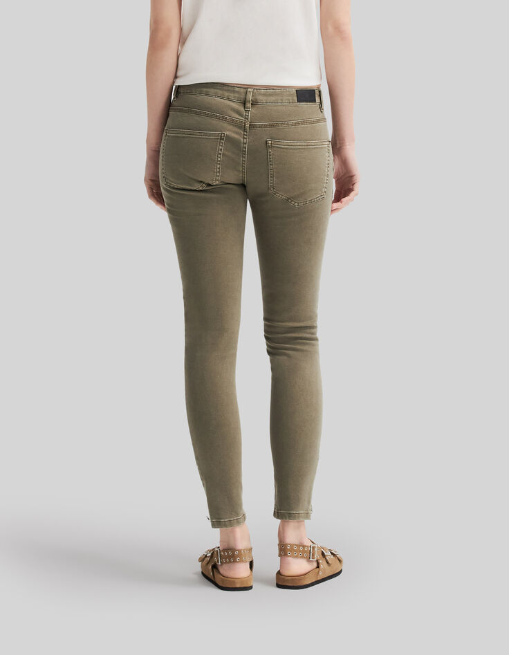 Women's slim 7/8 jeans-3