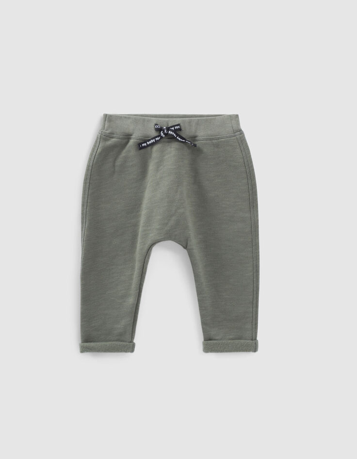 Lichtkaki broek biosweatstof baby’s-1