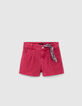 Shorts vaqueros rosa fucsia niña-1