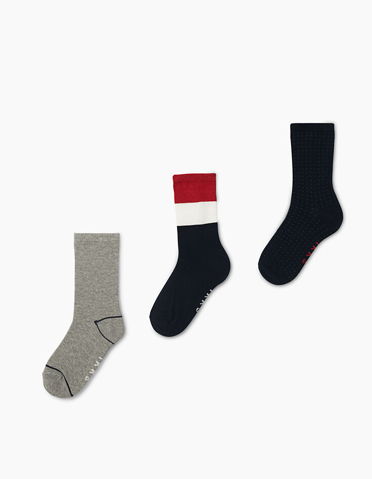 Boys’ grey socks -2