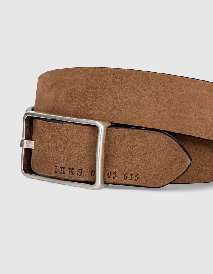 Ceinture vison en cuir Homme-3