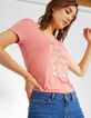 Tee-shirt Les filles comptent pas pour des prunes I.Code-1