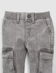 Grijze BATTLE-jeans ribboord-taille babyjongens-2
